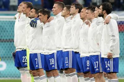 Сборная России не стала преклонять колено на матче Евро-2020 с Бельгией