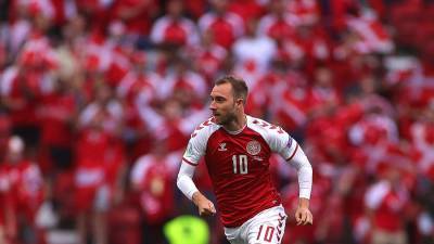 Эриксен признан игроком матча Финляндия — Дания на Евро-2020