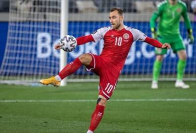 Эриксена признали главной звездой матча Дания — Финляндия