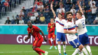 Футболисты сборной России крупно уступили команде Бельгии в матче Евро-2020