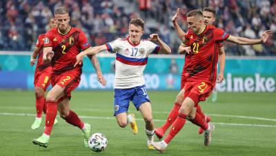 Россия проиграла Бельгии три матча подряд с общим счетом 2:10