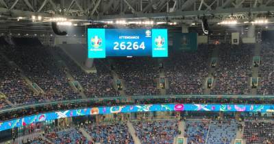 Матч Россия - Бельгия установил рекорд посещаемости на Евро-2020