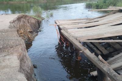 Рухнувший мост возле села Толбаги должны восстановить к 20 июля