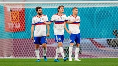 Россия установила рекорд своим поражением в первом матче на Евро-2020