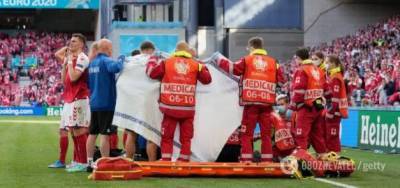 Ужасный инцидент: у лидера сборной Дании остановилось сердце в матче Евро-2020 (ВИДЕО)