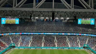 Матч Россия-Бельгия стал рекордным по посещаемости на Евро-2020