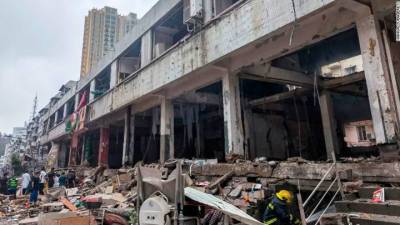 На рынке в провинции Хубэй прогремел взрыв