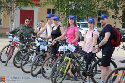 Печорцы отпраздновали День России велозаездом