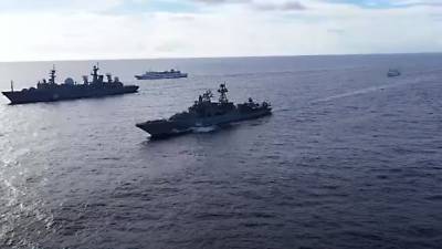 Крупнейшие со времен СССР учения ВМФ России в Тихом океане попали на видео