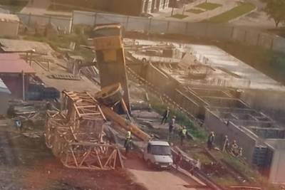 В Краснодаре подняли строительный кран, упавший у ЖК «Свобода»