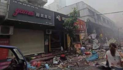 В Китае жертвами мощного взрыва стали больше десяти человек