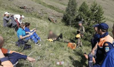 В горах Башкирии мужчина пострадал, перевернувшись на квадроцикле