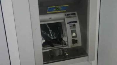 В Харькове ночью подорвали банкомат при помощи самодельного устройства