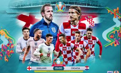 Англия — Хорватия онлайн трансляция матча