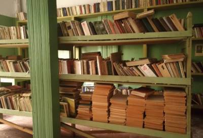 Гатчинцев просят спасти книги из заброшенной библиотеки в Ромашках
