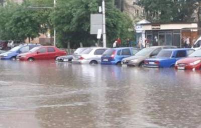 В Рязани затопило улицы