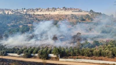 Перед присягой правительства: въезд в Иерусалим закрыли из-за пожара