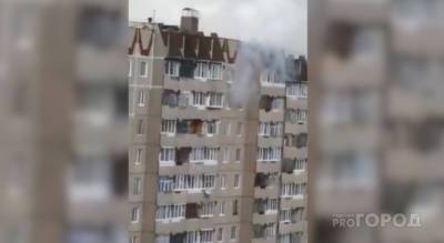 Горожане: «Молния ударила в квартиру на 8 этаже»