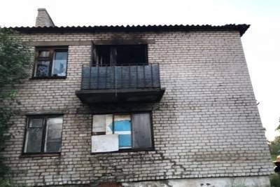 В Ленском районе сгорела квартира в кирпичном доме, постарадал мужчина