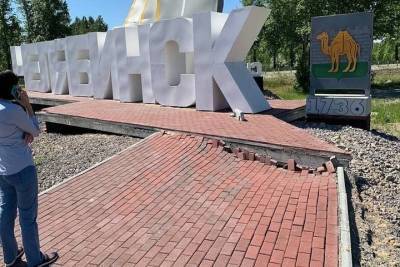 В Челябинске будет отремонтирована стела, находящаяся по пути в аэропорт
