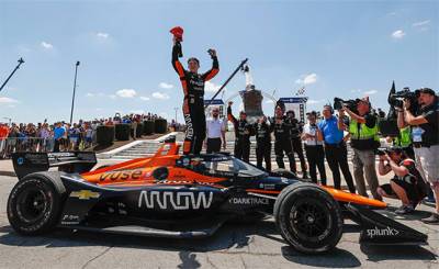 IndyCar: О’Вард одержал красивую победу у в Детройте