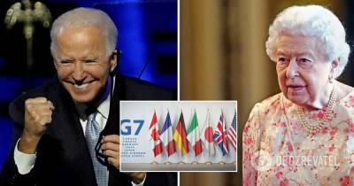 Байден нарушил королевский протокол, приехав на саммит G7 позже Елизаветы II