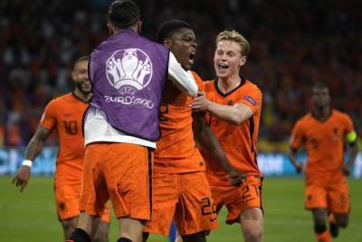 Сборная Нидерландов по футболу со счетом 3:2 победила Украину на Евро-2020