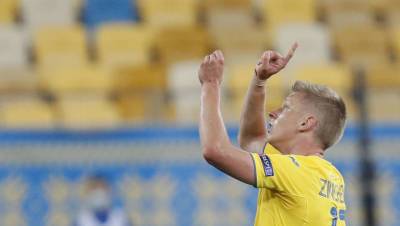 Зинченко выругался матом после третьего гола в ворота сборной Украины
