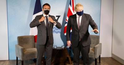 СМИ: Макрон и Джонсон поссорились на саммите G7