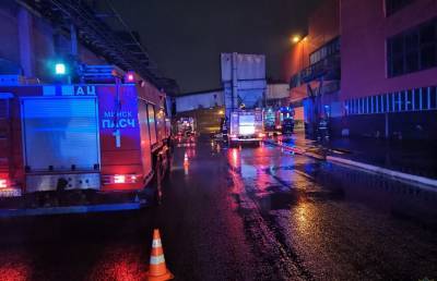 В Минске спасатели ликвидировали возгорание трансформаторной подстанции