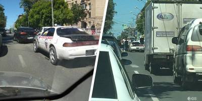 На Красном проспекте в Новосибирске произошло ДТП с участием пяти авто