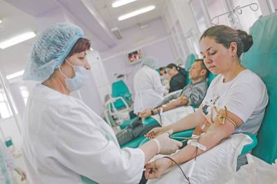 В Москве растёт число доноров крови