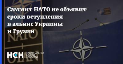 Саммит НАТО не объявит сроки вступления в альянс Украины и Грузии