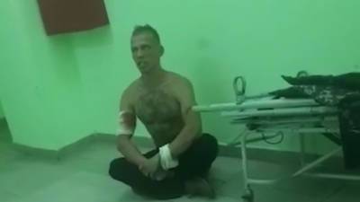 Убивший больного буйный пациент попал на видео