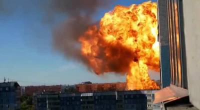 В Новосибирске на АЗС произошел мощный взрыв, есть пострадавшие