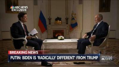 Песков рассказал об отношении Путина к интервью американскому телеканалу NBC