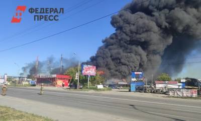 На АЗС в Новосибирске локализован пожар