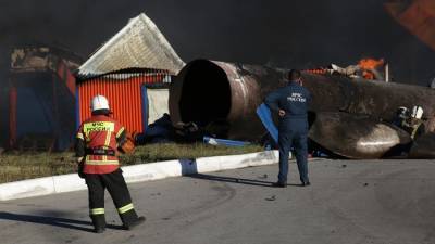 Открытое горение на АЗС в Новосибирске ликвидировали