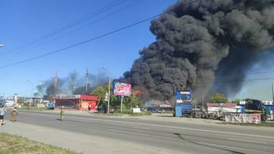 Количество пострадавших при пожаре на АГЗС в Новосибирске выросло до 30