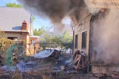 В Шадринске ликвидировали крупный пожар