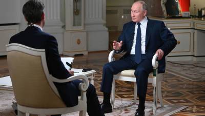 Владимир Путин - Путин попросил журналиста NBC «не затыкать ему рот» во время интервью - gazeta.ru