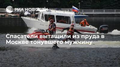 Спасатели вытащили из Шибаевского пруда в московских Кузьминках тонувшего молодого человека