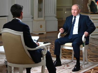 Во время интервью NBC Путин попросил не «затыкать ему рот»