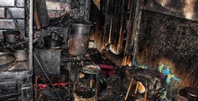 Под Гродно мужчина поджег дом - в огне погибла его мать