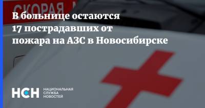 В больнице остаются 17 пострадавших от пожара на АЗС в Новосибирске