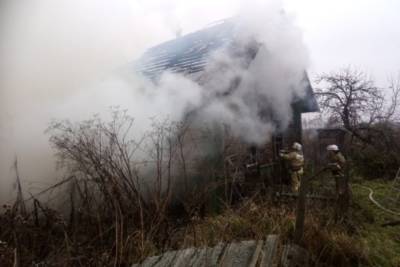 В Смоленской области горел частный жилой дом