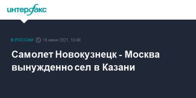 Самолет Новокузнецк - Москва вынужденно сел в Казани