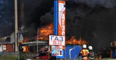публикует список пострадавших при пожаре на АЗС в Новосибирске