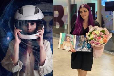 Азербайджанская художница стала астронавтом в Дубае (ФОТО)