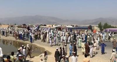 Талибы подожгли рынок в районе Ачин провинции Нангархар